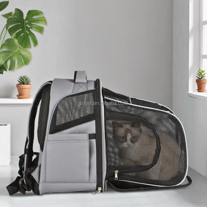 Tragbarer Reise träger rucksack für Katzen und Hunde Soft Sided mit erweiterbarer Haustier trage für Reisen - Product Image 2