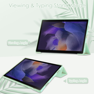 Funda abatible para teclado de tableta, fundas para PC para niños, fundas para tableta <span class=keywords><strong>Android</strong></span> para <span class=keywords><strong>Samsung</strong></span> <span class=keywords><strong>Galaxy</strong></span> <span class=keywords><strong>Tab</strong></span> <span class=keywords><strong>A8</strong></span> 10,5 2021, funda X205 X200 - Product Image 2