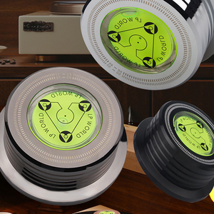 Estabilizador de Tocadiscos de Aluminio en Oferta con Nivel de Burbuja y Escala de Velocidad para Reproductor de Vinilos LP, Antivibración, Audio para el Hogar - Product Image 6