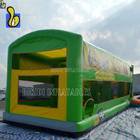 BIKI Chine gonflables gonflables sans plomb forme de bus châteaux sautants événements gonflables (fournitures)