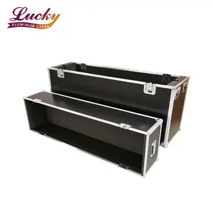 Flight Case en aluminium robuste pour boîtier de transport TV avec roulettes