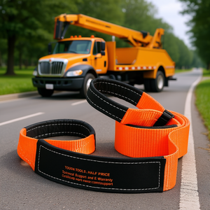 Sangle de remorquage d'urgence robuste de 8 pieds, 36 000 lb, pour camions de remorquage et dépanneuses - Product Image 2