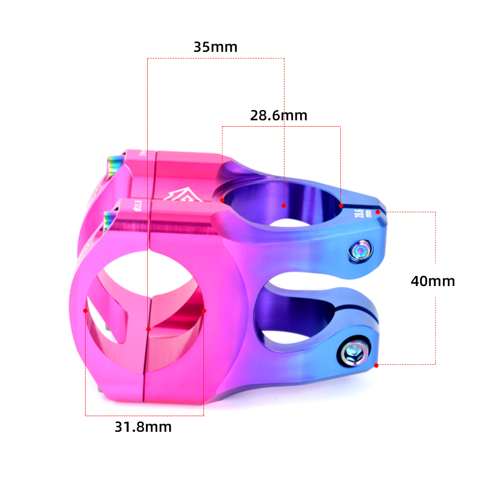 FMFXTRA Mountain Bike CNC Hollow Handlebar Stem - 31.8*35mm