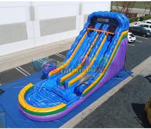 Scivolo Gonfiabile Acquatico con Piscina <span class=keywords><strong>per</strong></span> <span class=keywords><strong>Giochi</strong></span> d'Acqua - Product Image 2