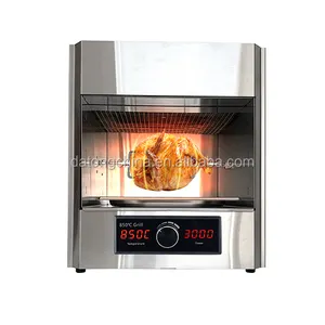 2600W电动牛排烧烤炉牛排机烧烤炉，带有家庭厨房中的烤鸡功能