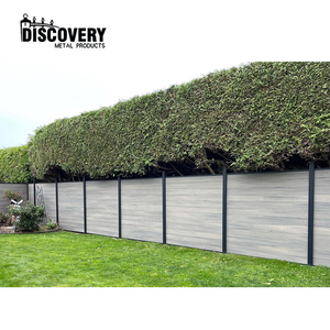 Recinzione in plastica di legno resistente al vento in lega di alluminio pannelli di recinzione compositi decorazione <span class=keywords><strong>woc</strong></span> per esterni - Product Image 2