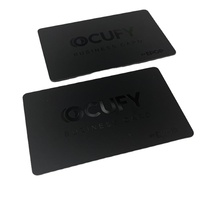 LOGOTIPO de URL programado grabable Impreso Nfc Tarjeta negra NFC 424 Chip de ADN