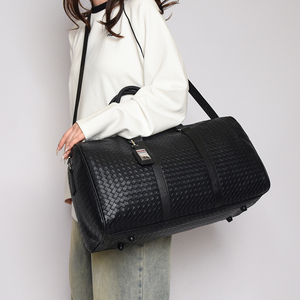 <span class=keywords><strong>Borsone</strong></span> Portatile Grande Capacità Nuova Borsa da Viaggio in PU con Chiusura a Cerniera alla Moda per <span class=keywords><strong>Nuoto</strong></span> Fitness Sport Uso a Tracolla - Product Image 5