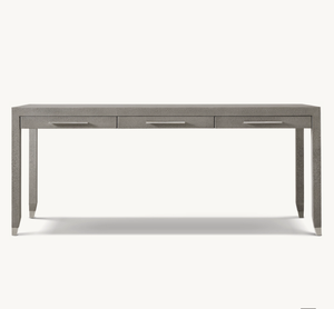 लक्जरी आधुनिक फैंसी इनडोर फर्नीचर ठोस लकड़ी लेखन डेस्क उच्च गुणवत्ता ओक कार्यालय डेस्क - Product Image 3