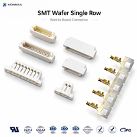 Connecteur fil-carte SMT 0,8 mm à rangée unique, boîtier à sertir de 2 à 20 broches pour électronique compacte