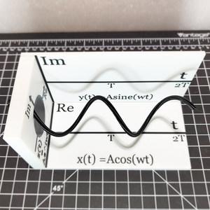 Modelo Impreso en 3D <span class=keywords><strong>de</strong></span> Espiral <span class=keywords><strong>de</strong></span> Euler para Demostración <span class=keywords><strong>de</strong></span> <span class=keywords><strong>Ondas</strong></span> Complejas, Señales Matemáticas y Enseñanza <span class=keywords><strong>de</strong></span> Ciencias - Product Image 4