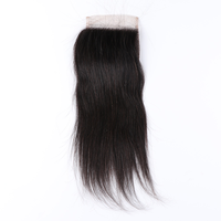Vente en gros de Cheveux Brésiliens de qualité supérieure, transparents, avec des processus de traitement, lisses et fins, et une closure en dentelle suisse 4x4