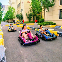 Karting électrique individuel pour le divertissement commercial, karting pour enfants et adultes, course de karting pour parc d'attractions à thème urbain
