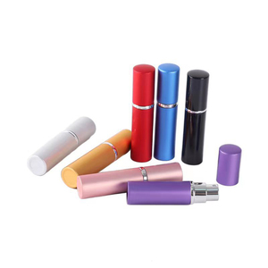 Aluminum Glass Liner <b>Perfume</b> Spray Bottle 5ml Flat Head Design <b>Mini</b> Cosmetic Refill Container Wholesale - Product Image 5