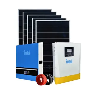 그리드 3000w 10kw 5kw 2kw 태양계 가격 1000w 태양열 패널 220v 키트 그리드 태양계에 가정용