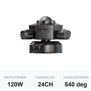 Luz móvil de cabeza giratoria de 120W, 24 canales DMX, 540 grados X 180 grados Y para eventos escénicos - Product Image 6