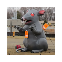 Vente chaude 2025 Rat gonflable géant, Souris gonflable géante pour la publicité