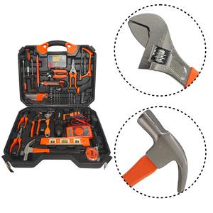 Ensemble d'outils électriques de 120 pièces pour le travail du bois, perceuse à percussion et réparation domestique, pour électriciens et applications industrielles - Product Image 2