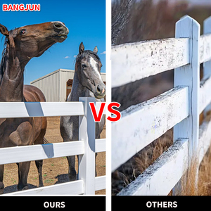 Recinzione <span class=keywords><strong>per</strong></span> Cavalli di Alta Qualità, Resistente alle Intemperie, Certificata ASTM e ISO9001, in PVC - Product Image 2