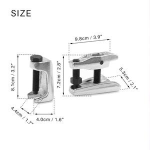 Kit <span class=keywords><strong>d</strong></span>'outils professionnels pour l'extraction <span class=keywords><strong>de</strong></span> rotules 22 mm, séparateur vertical, <span class=keywords><strong>extracteur</strong></span> <span class=keywords><strong>d</strong></span>'embouts <span class=keywords><strong>de</strong></span> biellettes - Product Image 6