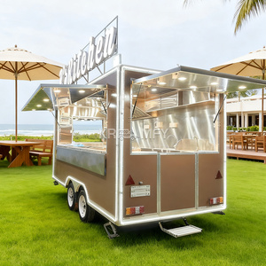 Camión Moderno para Helados y Comida Rápida con Certificado CE, Remolque Móvil para Café y Bebidas - Product Image 4