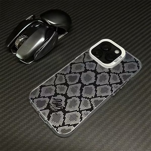 Ốp lưng <span class=keywords><strong>iPhone</strong></span> in họa tiết da rắn laser cao cấp, phù hợp với <span class=keywords><strong>iPhone</strong></span> 17, 16, 14, 15 Pro Max - Product Image 2