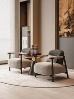 Neuer Chinesischer Stil Moderner Luxus PU-Leder Sofa Stuhl Tisch Kombination Wohnzimmer Heim-Möbel für Hotel/Club/Teehaus