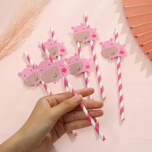 Pajitas <span class=keywords><strong>de</strong></span> Papel Desechables Biodegradables Estick con Diseño <span class=keywords><strong>de</strong></span> Limón para Fiestas, 197 mm <span class=keywords><strong>de</strong></span> Largo, Estilo Moderno para Té con <span class=keywords><strong>Leche</strong></span> y Sabores a Limón - Product Image 4