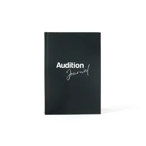 Custom Printing Reflection Journal Diary Notebook Black Leather Daily Planner Monthly 5 Minute Workbook