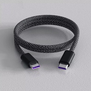 1M 65W Magnetic Convenient Storage <b>Cable</b> <b>USB</b> C Fast Charging <b>Cables</b> for Mobile Phone Laptop Pad - Product Image 3