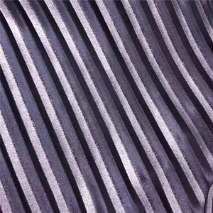 Lightweight 100% <strong>Polyester</strong> Embossed Foil Pleated <strong>Stripe</strong> <strong>Fabric</strong> <strong>for</strong> Women &amp; Girls Skirts &amp; Dresses Garment Use - Product Image 6