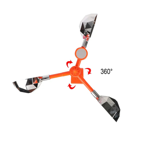 Répulsif solaire polyédrique pour oiseaux, 360° °   Répulsif d'Oiseaux Rotatif Réfléchissant, Dispositif Sonore Anti-Prédateurs pour Ferme, Jardin et Verger - Product Image 3