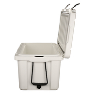 Glacière portable rotomoulée 60L avec logo personnalisé, grande taille, pour la pêche, le camping, le stockage alimentaire, le vin et les canettes