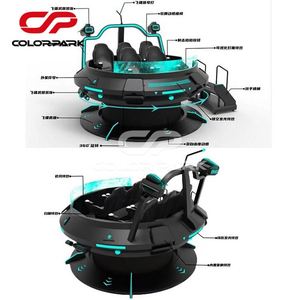 Parque de Atracciones Colorido, Oferta Especial, Simulador de Realidad Virtual con Tobogán para Cinco Personas, Cine de Realidad Virtual, Juegos de Entretenimiento - Product Image 5