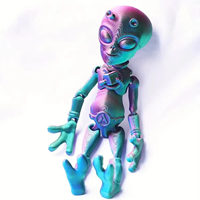 Adornos decorativos de alienígenas impresos en 3D personalizados, compre un prototipo de varilla de plástico, modelo de juguete prototipo