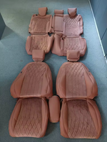 Housses de siège auto en gros, fourniture directe d'usine, OEM ODM, housses de siège auto en cuir personnalisées, sur mesure pour Land Cruiser, Camry, Civic