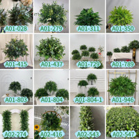 Fournitures Florales Populaires : Centre de Table Tropical en Feuillage Pur et Fleurs pour Décoration de Table de Mariage