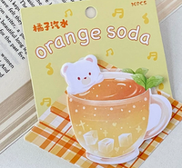 Blocs-notes autocollants personnalisés en forme de crème glacée et d'animaux, colorés et mignons, pour enfants - Vente en gros