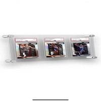 Étui de protection en acrylique transparent magnétique pour cartes gradées PSA, SGC, CGC, BGS