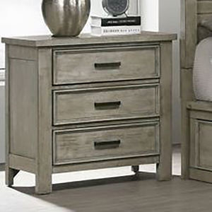 Juego de Muebles de Dormitorio Gris Lavado con Cabecero con Rejillas, Cama con Almacenamiento y Complementos a Juego - Product Image 2