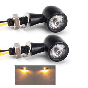 <span class=keywords><strong>Clignotant</strong></span> <span class=keywords><strong>LED</strong></span> universel noir de 8mm pour moto, lumière clignotante ambre pour <span class=keywords><strong>Harley</strong></span> Kawasaki Suzuki Yamaha Honda - Product Image 1