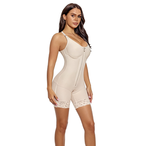 Faja Moldeadora Postparto para Mujer, con Cierre Frontal Cruzado, Sin Costuras, <span class=keywords><strong>de</strong></span> Nylon Fino, Control Medio, Transpirable - Product Image 1