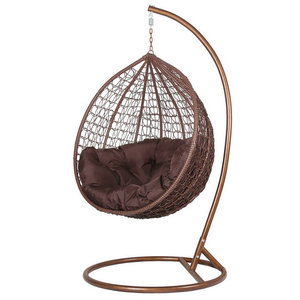 Silla de huevo plegable moderna con soporte de Metal, hamaca de jardín personalizable, <span class=keywords><strong>Columpio</strong></span> de mimbre para exteriores, patio, <span class=keywords><strong>Parque</strong></span> - Product Image 1