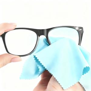 Lentille de lunettes personnalisée et nettoyage de l'écran Chiffon de polissage en microfibre pour bijoux Chiffons de nettoyage pour lunettes - Product Image 1