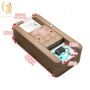 Chuque Lit de <span class=keywords><strong>spa</strong></span> capillaire électrique de luxe moderne avec hydrothérapie, inclinable, pour massage thaïlandais et shampoing, avec <span class=keywords><strong>spa</strong></span> pour les pieds, pour salon de coiffure - Product Image 6