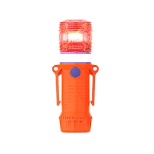 Magnetic Rechargeable Car Traffic Patrol Red And Blue Flashing Lights Roadblock Led Warning Lights