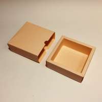 Caja de Almacenamiento para Electrónicos y Embalaje de Fundas para Teléfonos |   Caja Deslizante Kraft con Bandeja Interior Segura