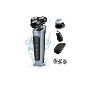 เครื่องโกนหนวดแบบขายส่ง หัวโกนสามใบมีด ความเร็วสูง กระชับกับใบหน้า ชาร์จผ่าน USB - Product Image 1