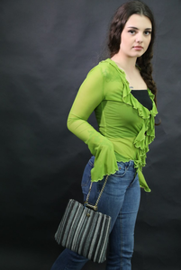 Borse firmate fatte a mano da donna in stile Rock classico eco-friendly a catena con cinturino singolo stringhe decorative Vintage Mini borse - Product Image 5