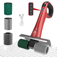 Brosse de nettoyage électrique pour barbecue à double tête, haute performance, avec lumière LED, en acier inoxydable, pour grils extérieurs au gaz et au charbon de bois